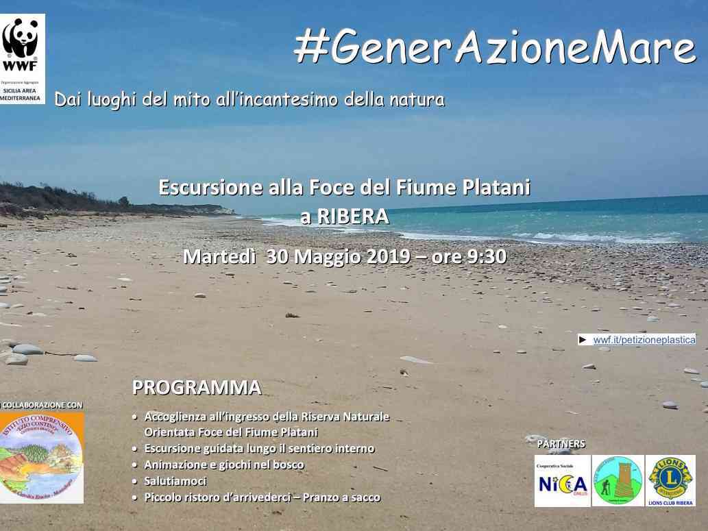 Immagine articolo: In Sicilia, per GenerAzioneMare, ancora una volta il WWF con i bambini alla foce del fiume Platani