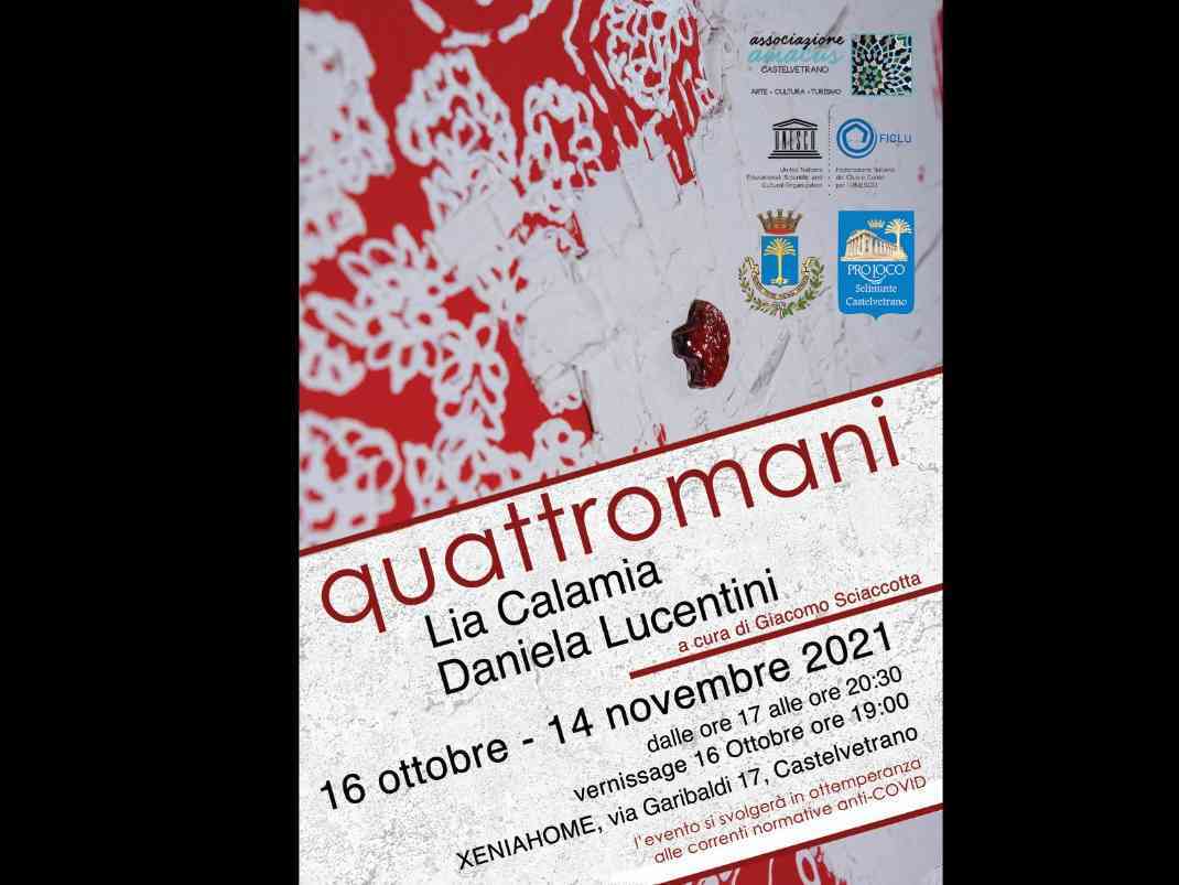 Immagine articolo: Quattromani: mostra di pittura di Lia Calamia e Daniela Lucentini