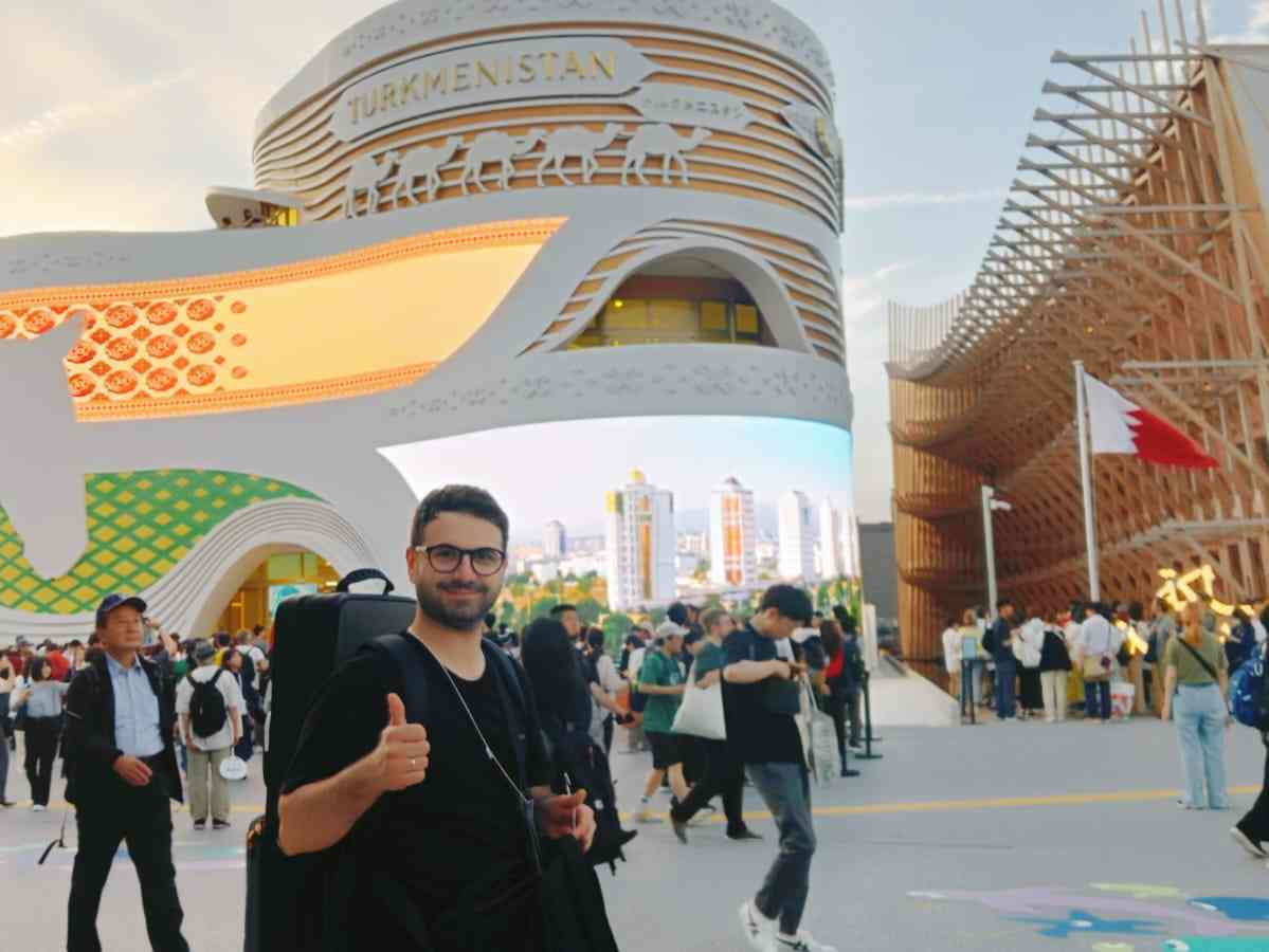 Immagine articolo: Il violinista menfitano Francesco Mistretta, tra i musicisti italiani presenti all'Expo di Osaka 2025