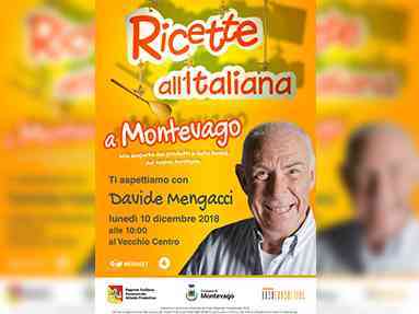 Immagine articolo: Le telecamere di Mediaset oggi a Montevago. Le eccellezze gastronomiche e non solo nella trasmissione “Ricette all'Italiana“
