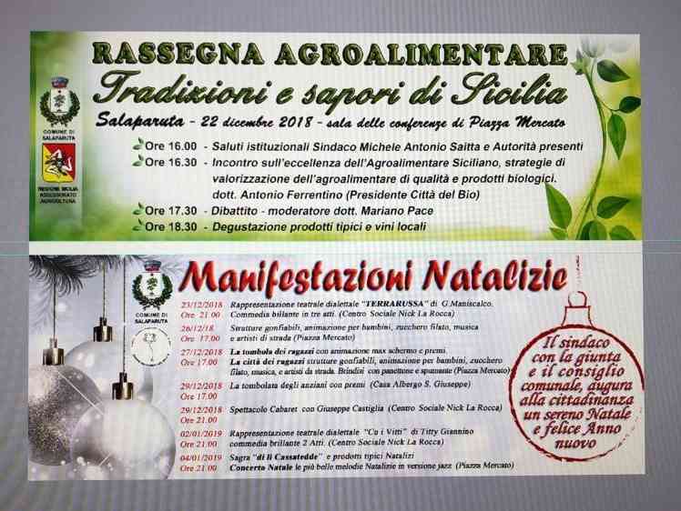 Immagine articolo: Salaparuta, al via la programmazione delle manifestazioni natalizie