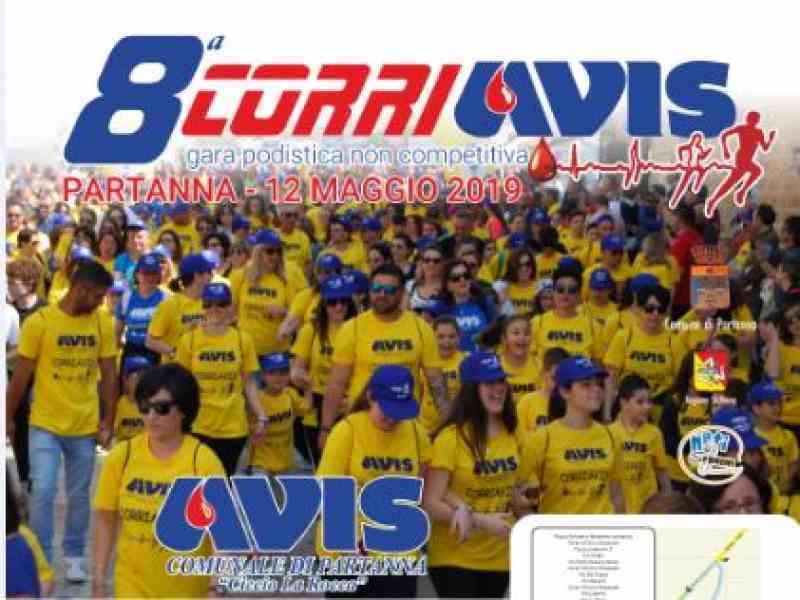 Immagine articolo: Partanna. Domenica 12 maggio, si terrà l'8° CORRIAVIS family run. Partenza in piazza Falcone Borsellino