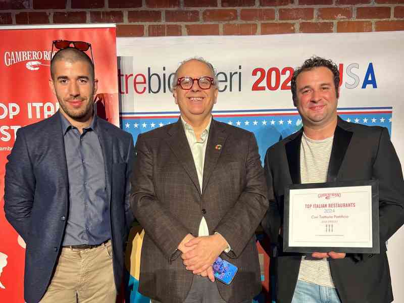 Immagine articolo: “3 forchette Gambero Rosso“ per lo Chef menfitano Accursio Lotà, solo 30 come lui in tutto il mondo