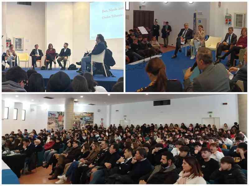 Immagine articolo: Menfi. Incontro con gli studenti per la sensibilizzazione sui rischi delle droghe tra i giovani