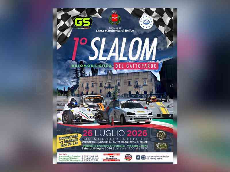 Immagine articolo: Santa Margherita si prepara ad accendere i motori: il 25 e 26 luglio arriva il 1° Slalom del Gattopardo