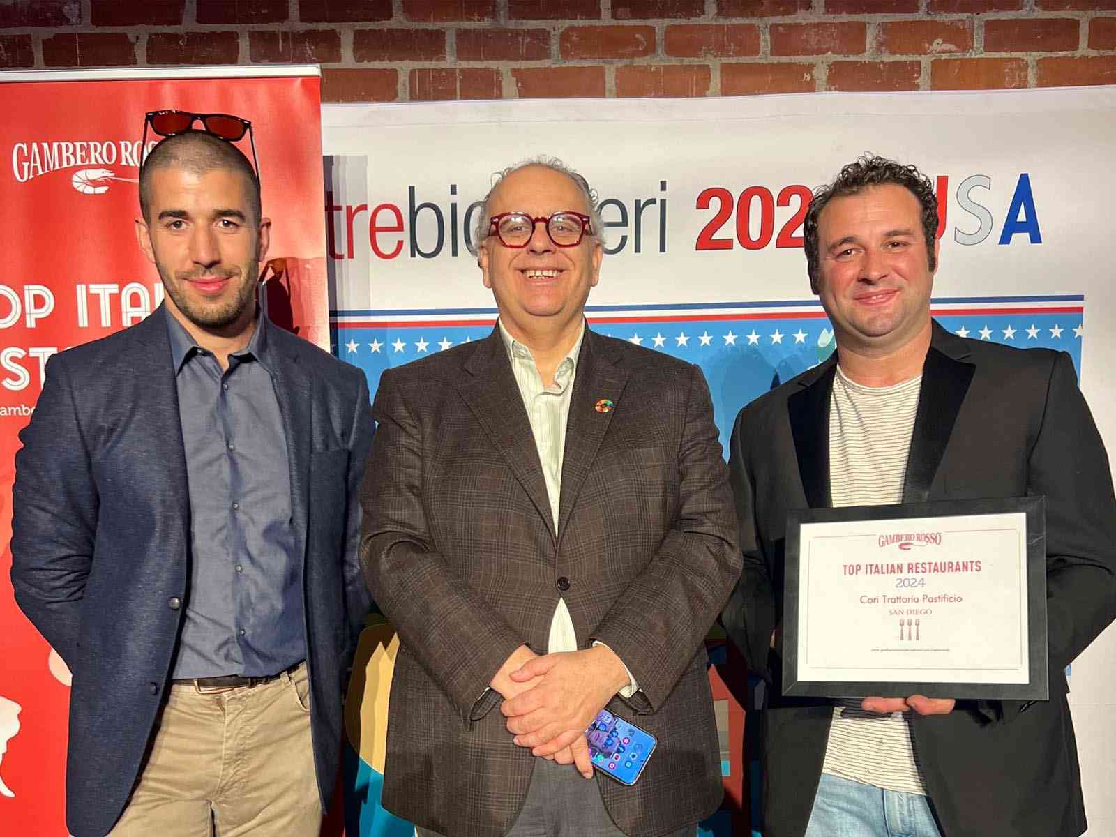 Immagine articolo: “3 forchette Gambero Rosso“ per lo Chef menfitano Accursio Lotà, solo 30 come lui in tutto il mondo