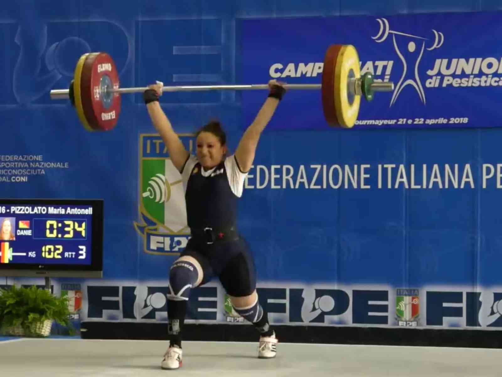 Immagine articolo: Salaparuta, Maria Antonella Pizzolato trionfa a Courmayeur e conquista il titolo italiano femminile di pesistica