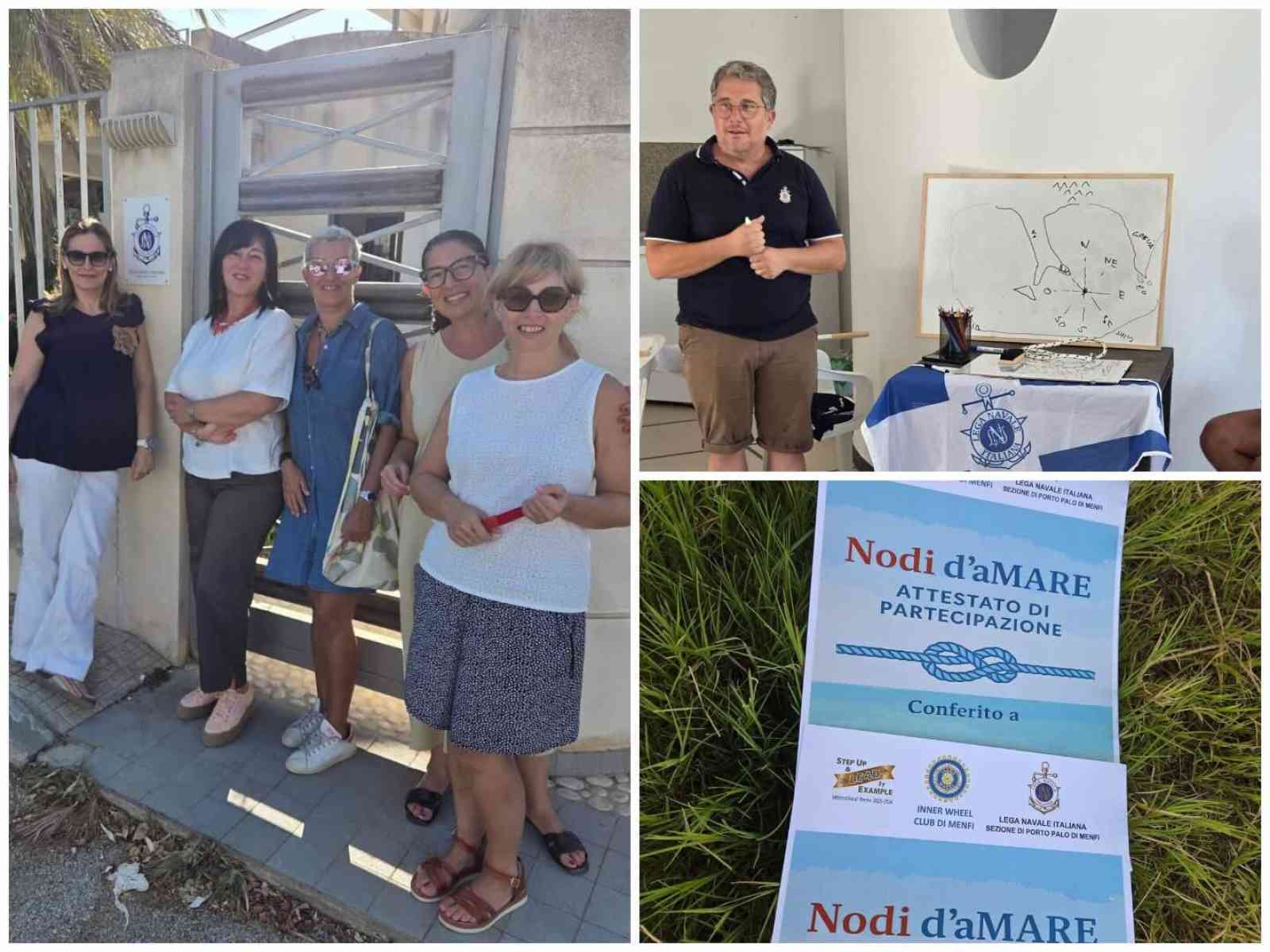 Immagine articolo: Inner Wheel Menfi, primo service dedicato ai ragazzi: “Nodi d’aMARE” alla Lega Navale